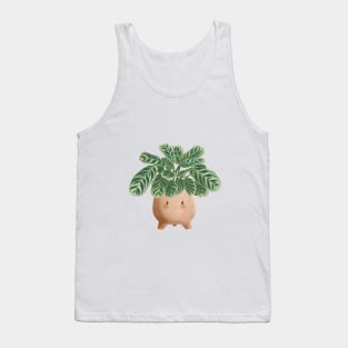 Cute Plant Illustration,  Calathea Burle-Marxii Amabilis 6 Tank Top